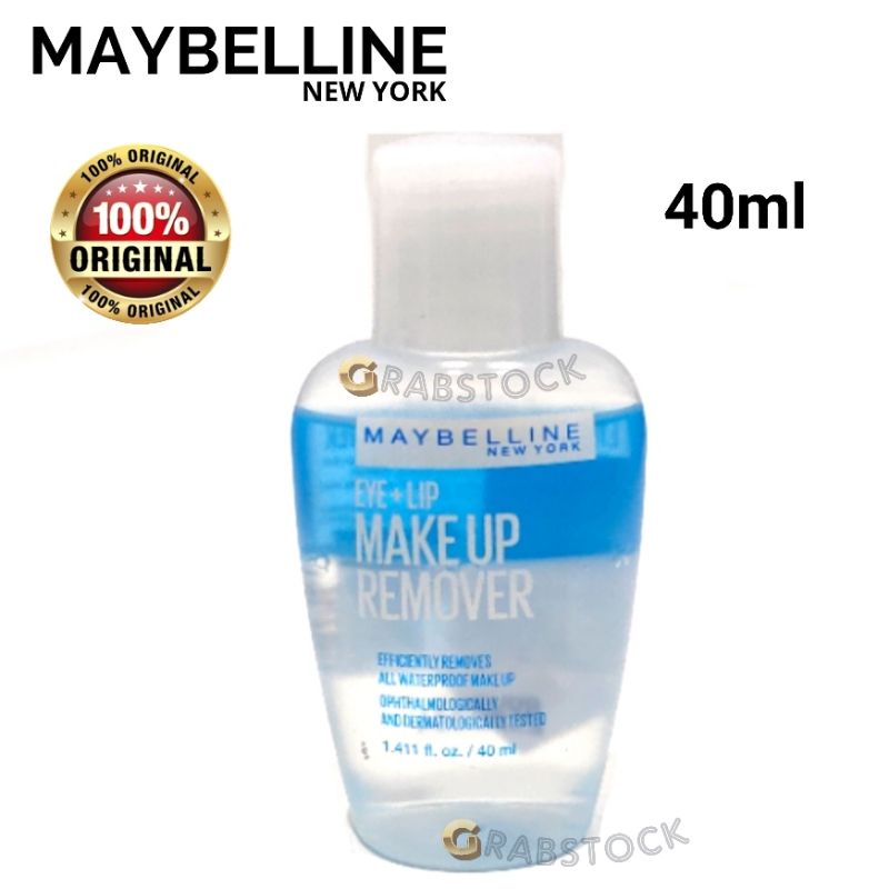 Maybelline Make Up Remover Eye n Lip 40ml Original BPOM