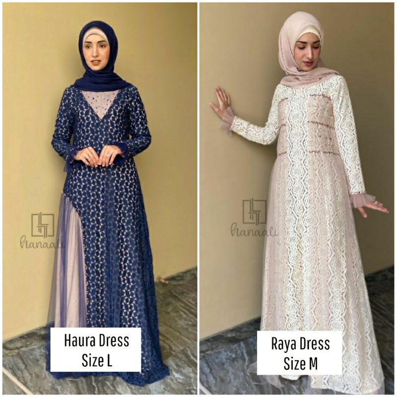 Haura Dress Hanaali | Raya Dress Vol 2 Hanaali.id