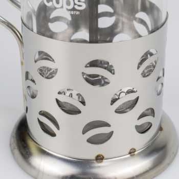 French Press Coffee Maker Pot Bean Pattern 350ml / Teko Pot Stainles French Press Coffee Stainless Maker Pot Bean Pattern 350ml / Alat Membuat Coffe Alat Membuat Kopi Barista  / Teko Kopi Stainless Teko Teh Stainless Steel Teko Pot Serbaguna Murah