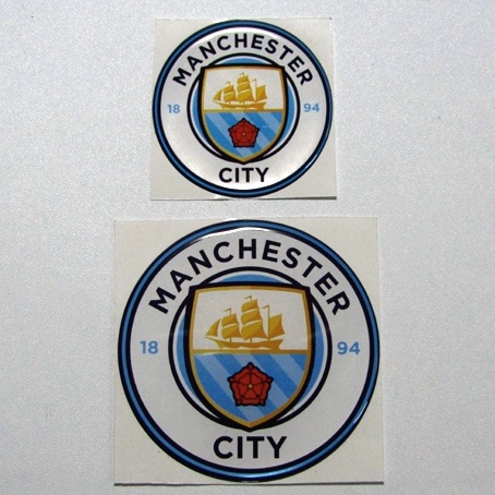 

Stiker MANCHASTER CITY Stiker Bola Emblem Timbul 3D
