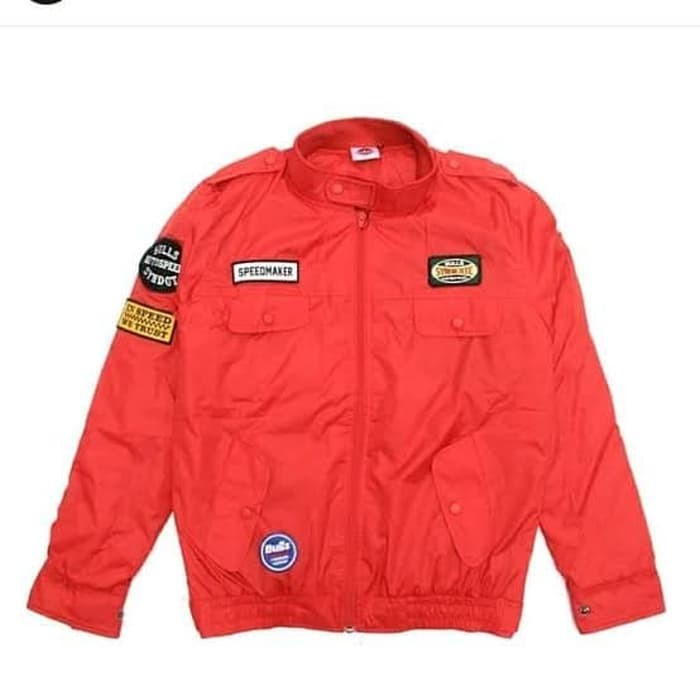 Jaket Bulls Syndicate Merah