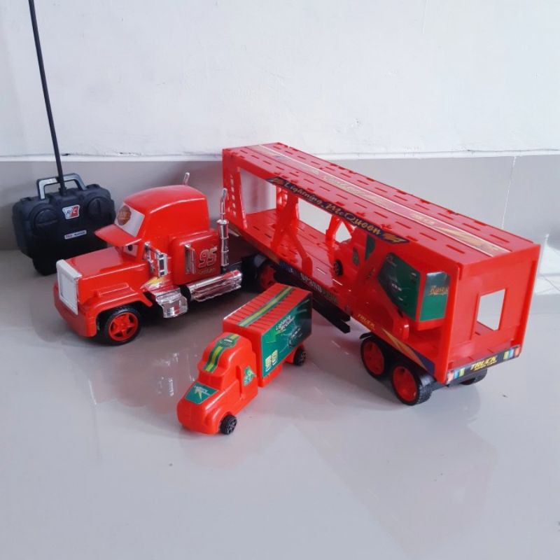 Mainan Cars Truk Hauler Remote Control Rc Car Mobil Truck Trailer Anak