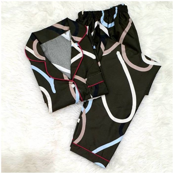 Baju Tidur CewekWanita PiyamaPajamas Katun Micro Batik Ulir CP