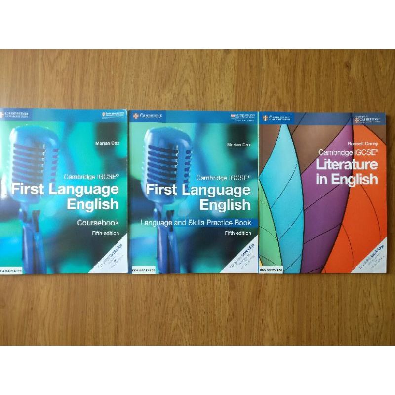 Cambridge IGCSE English Books (IGCSE First Language English, IGCSE Literature in English)