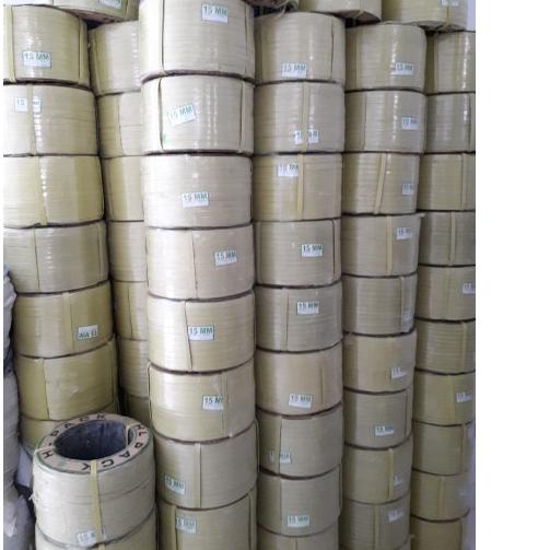 

♩ Tali Strapping Straping Band 9mm,12mm,15mm/Tali Packing/Tali Klem - 9, Kuning ☊