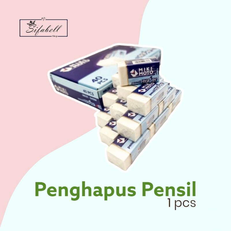 Penghapus Pensil Stip Setip Alat Tulis Penghapus Putih Termurah