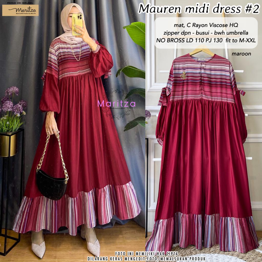 MAUREN MIDI DRESS MARITZA GAMIS RAYON VISCOSE