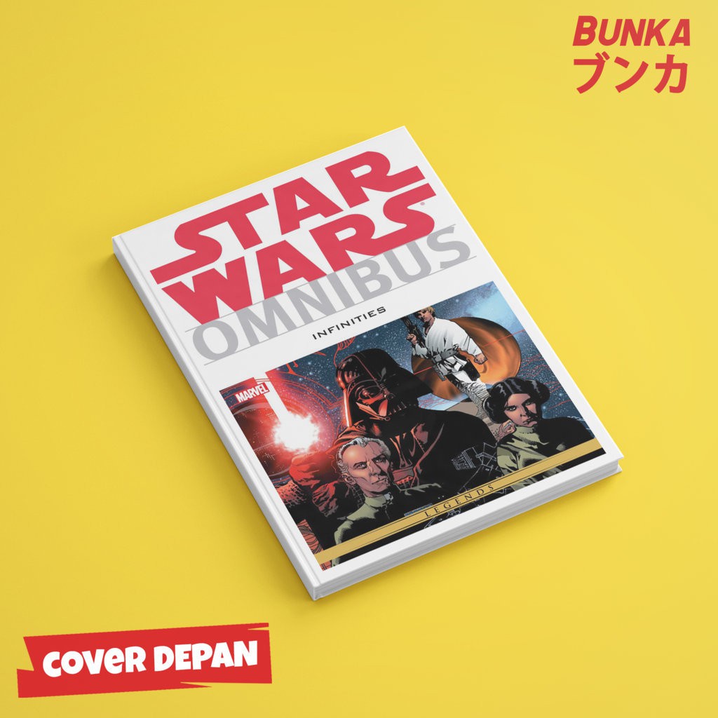 

Notebook Hardcover Starwars Omnibus Cover 05 Ukuran A5 Buku Tulis Catatan Note Agenda Planner Gift Couple