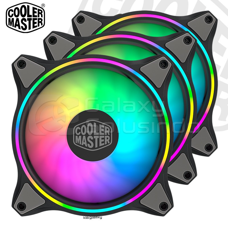 Cooler Master MasterFan MF120 Halo 3 in 1 ARGB Fan - Black