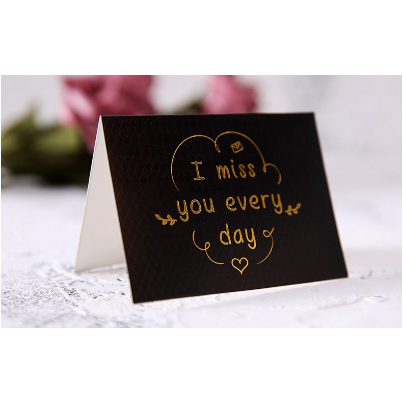 Greeting card / Kartu Ucapan Custom Lipat 2 ( 1 sisi )