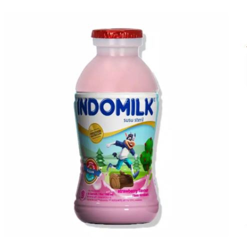 

Indomilk Susu Steril Rasa Stroberi 190 ml - Botol