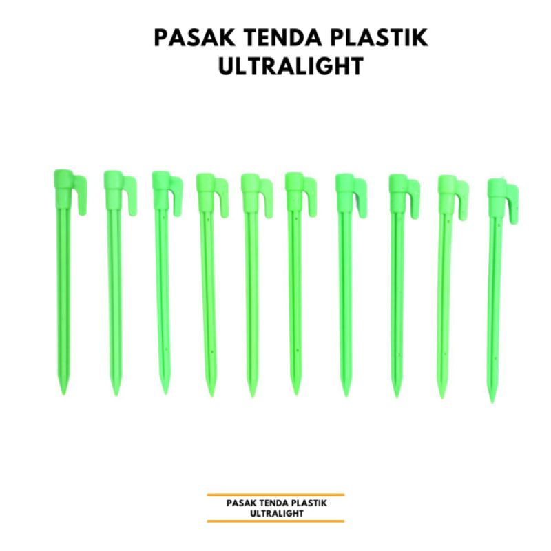 pasak tenda plastik UL ringan termurah