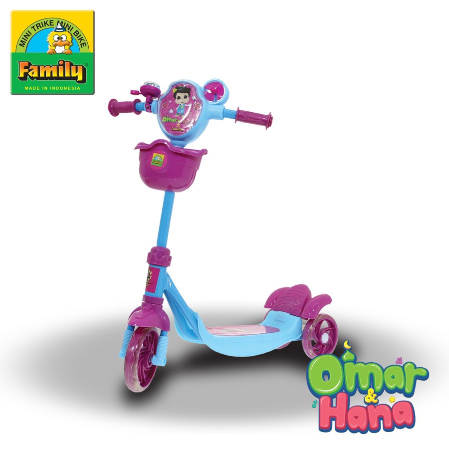 Scooter Otoped Anak Family Edisi Umar dan Hana SC 7804