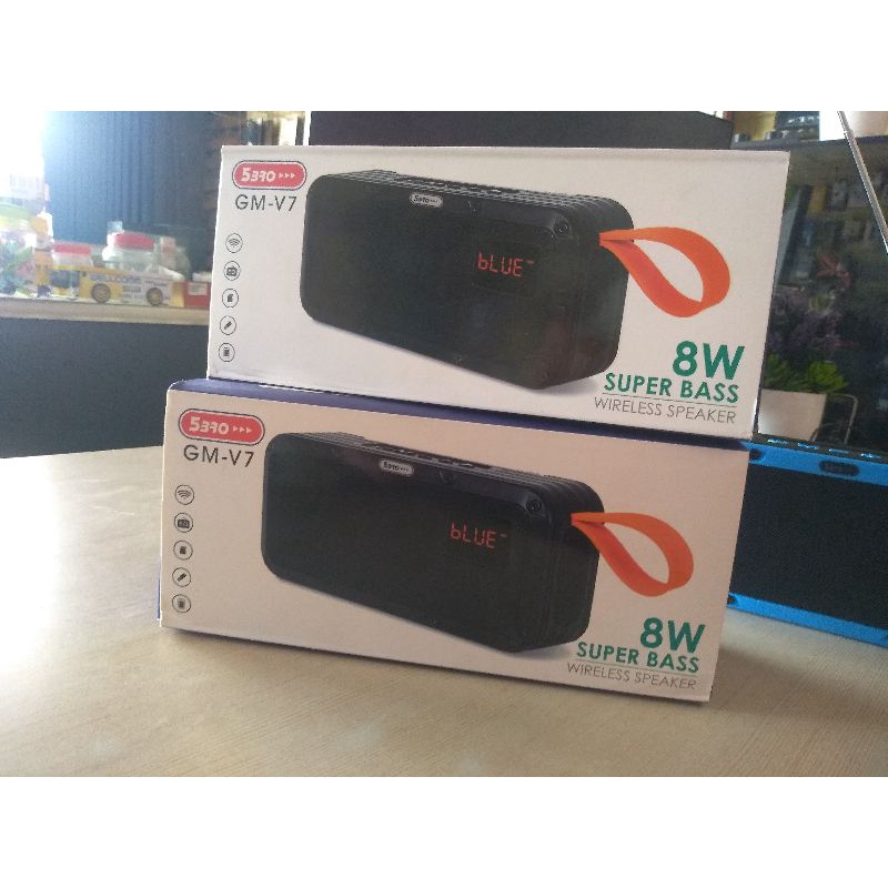 SPEAKER BLUETOOTH 5BRO GM-V7 ORIGINAL SUPER BASS BERKUALITAS...