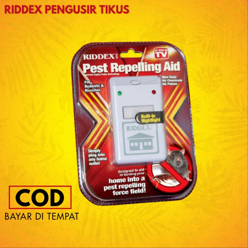 RIDDEX Perlengkapan Rumah Alat Pengusiran Tikus / Jebakan Tikus / kecoa