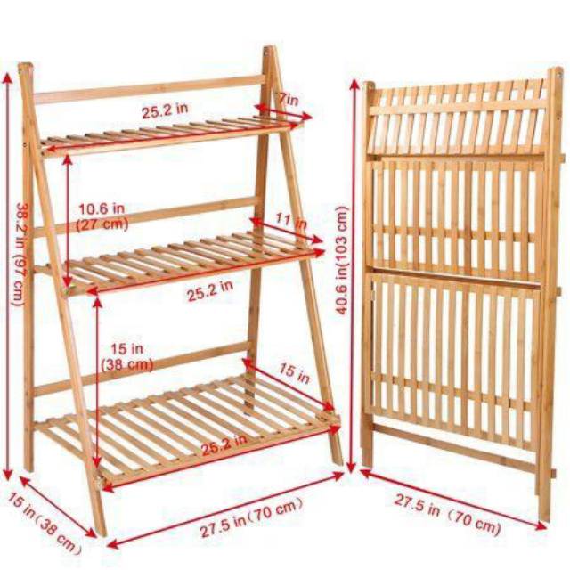  Rak  bunga  minimalis  mudah dilipat Shopee  Indonesia