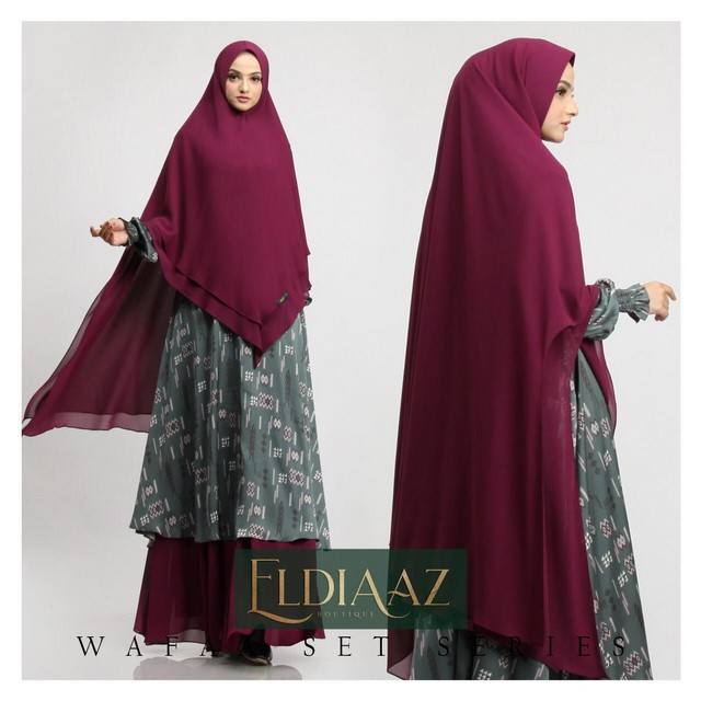 WAFAA SET gamis syari by ELDIAAZ