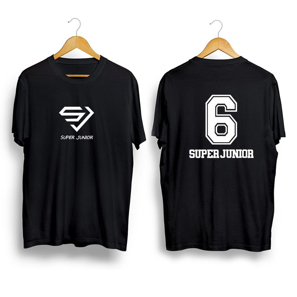 Kaos super junior suju korea Seoul kim siwon lee donghai leeteuk Suju + Belakang