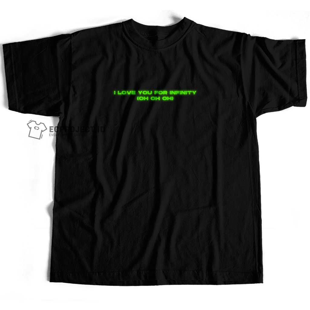 022  KAOS I LOVE YOU IN INFINITY VIRAL RING LIGHT CHALLENGE GLOW IN THE DARK ECPROJECT.ID