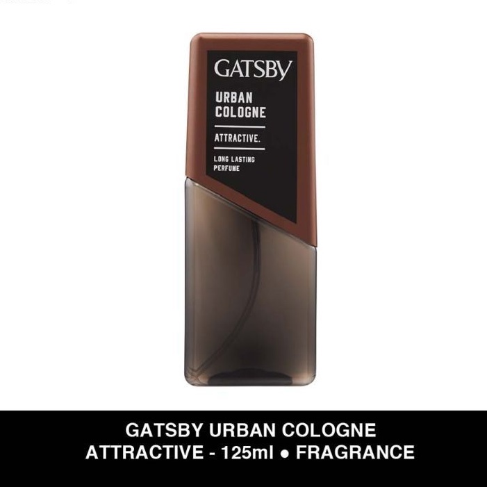 Gatsby Urban Cologne 125ml Parfum Attractive Parfum Intention Fragrance Hadiah Parfum Pria Cowok Cok