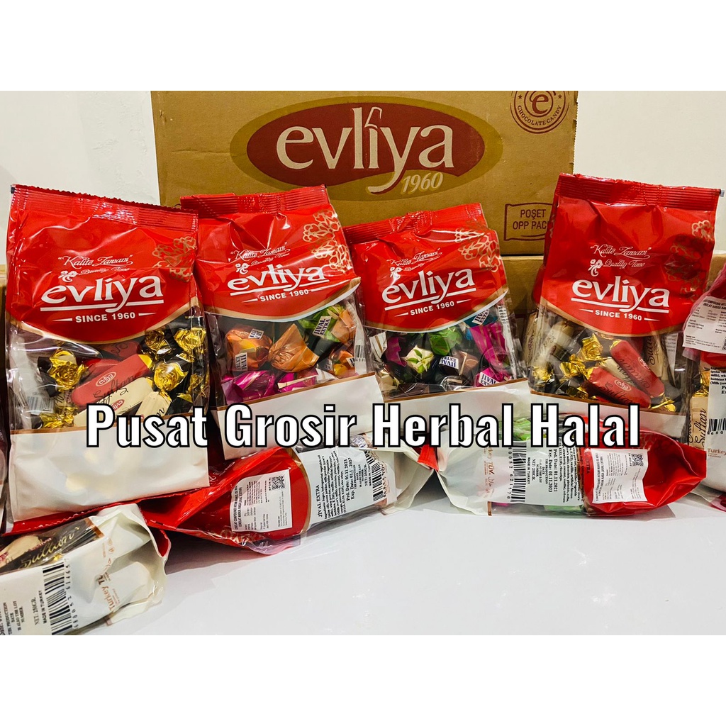 

Permen Coklat Evliya jiwal,Sulton Extra Jiwal Made in Turkey 250GR