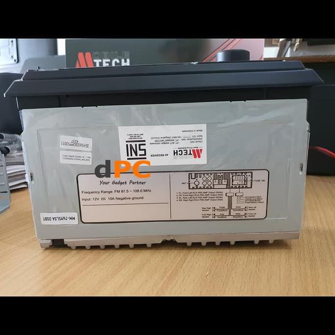 READY Single Din Mobil MTech MM-7695LSA GARANSI SNI Audio Tape MP3