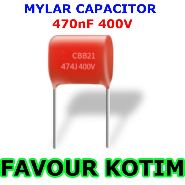 MYLAR CAPACITOR 474 470KP 470NF 400V KAPASITOR MILAR FVKOTIM