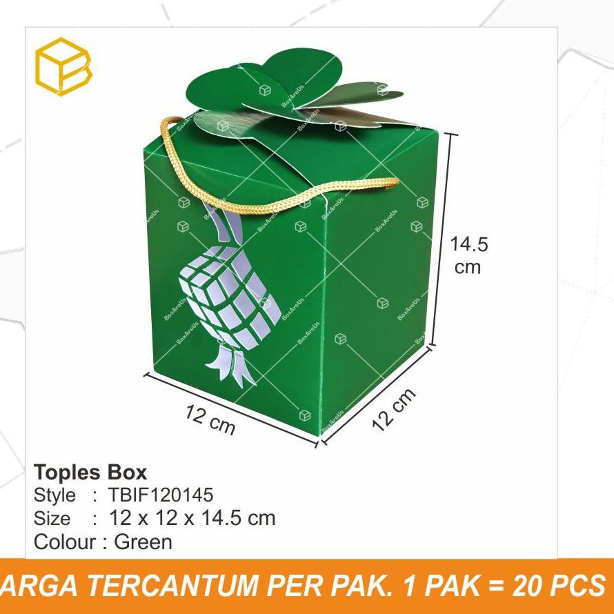 

Diskon now Dus Lebaran, Box Idulfitri, Packaging, Toples Box - TBIF120145W25W07..,!