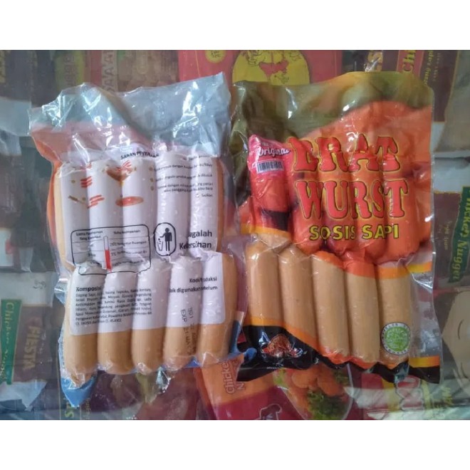 

SOSIS MINI BRATWURST KING FOOD 500 gram