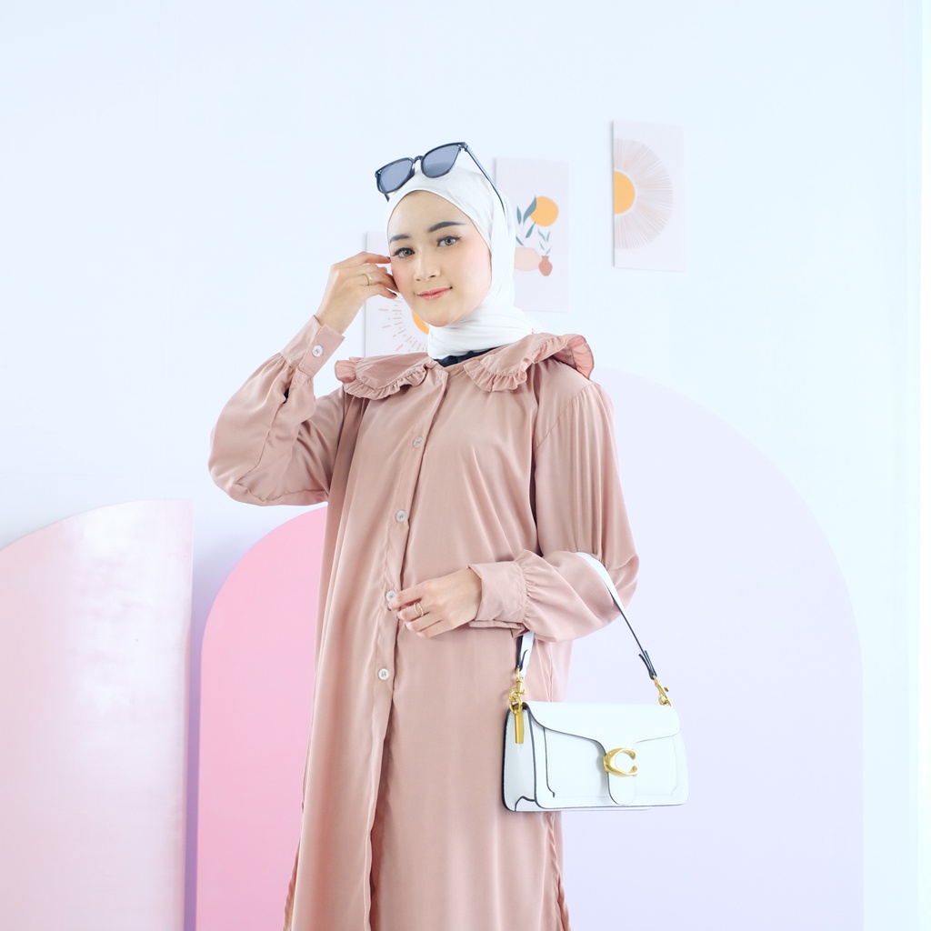 (MSB) ONE SET SAWANA OVERSIZE DAILY BUSUI TUNIK SET WOLFIS