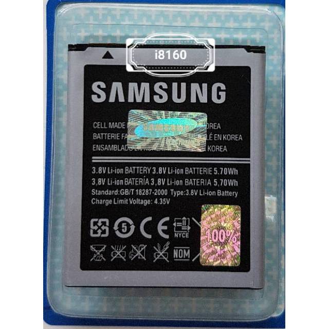 Baterai Batre Samsung Galaxy J1 Mini J105 J106 Ace 2 i8160 Z2 i8190 S3