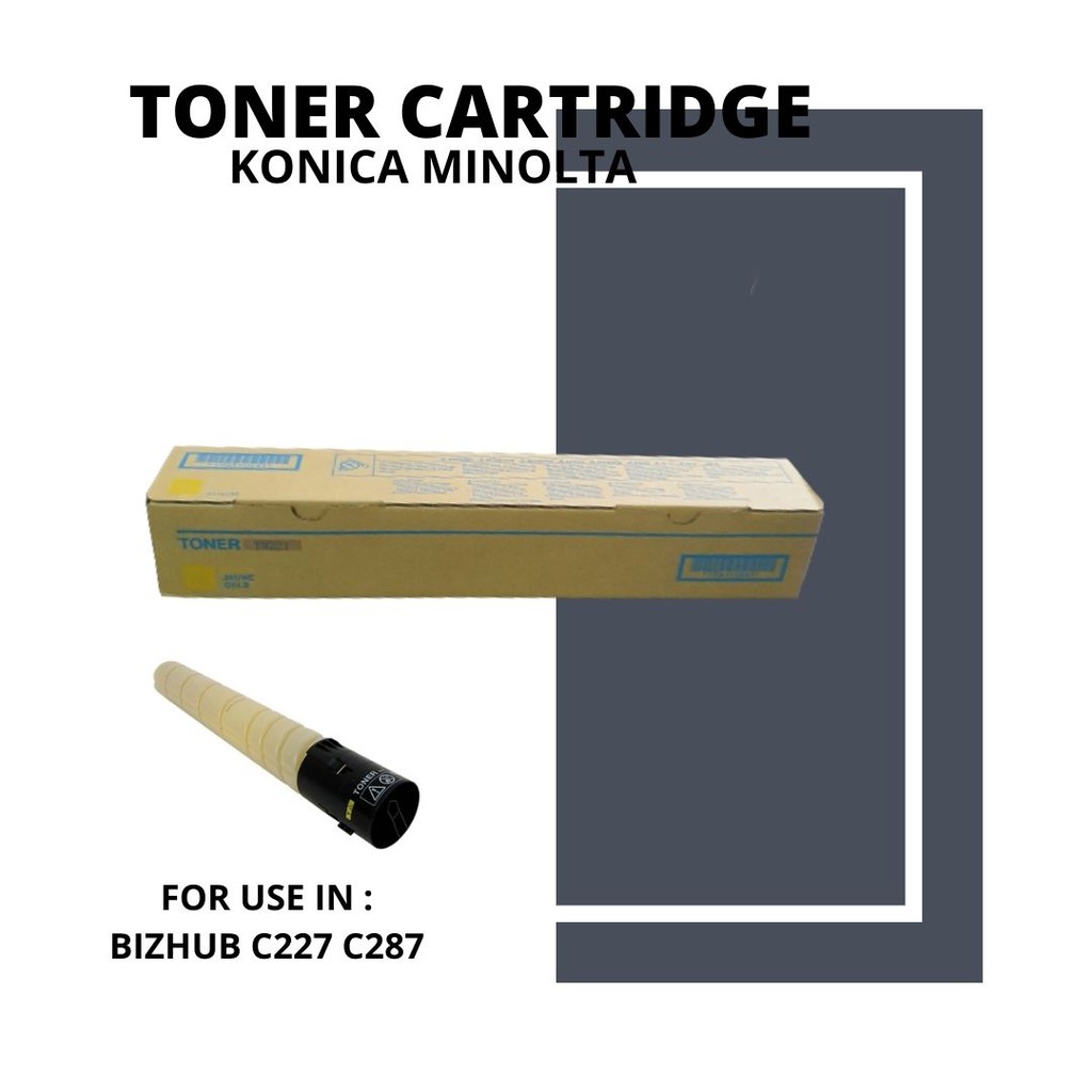 Toner Cartridge Konica Minolta TN 221 BIZHUB C227 C287 C367 1 PAKET 4 WARNA
