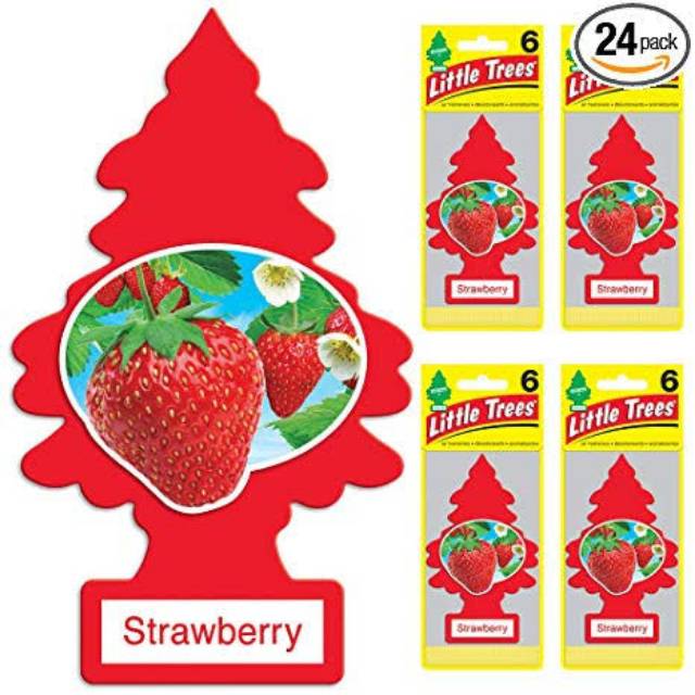 Pewangi mobil little trees strawberry