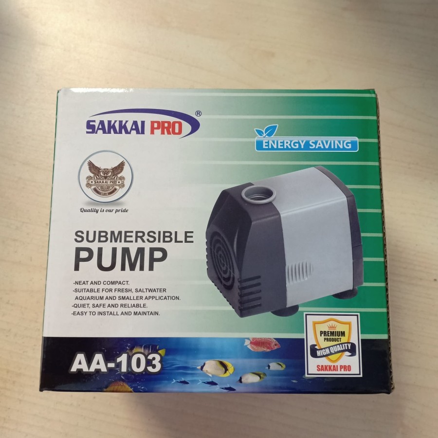 Jual AA 103 Sakkai Pro Pompa Aquarium Submersible Pump Pompa Air Celup Shopee Indonesia