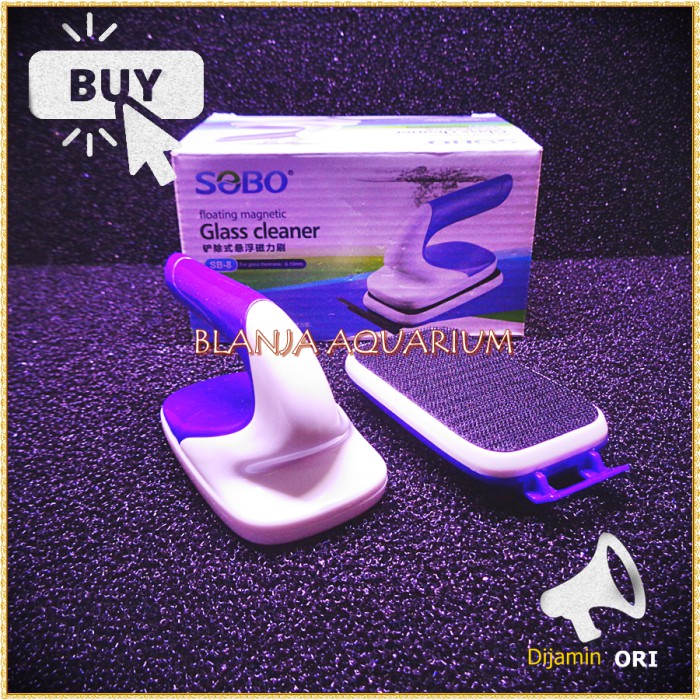 Pembersih Lumut Kerak Kaca Aquarium Sobo 08 Ketebalan Kaca 6-10 mm Bisa COD Blanja Aquarium