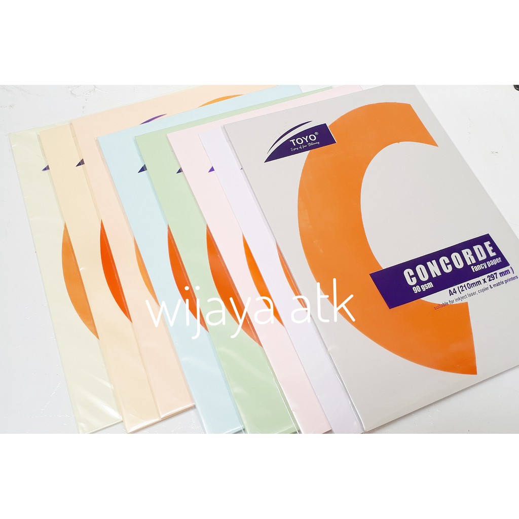 

Kertas Concorde A4 90gsm 20lbr - Briefcard - Kertas BC