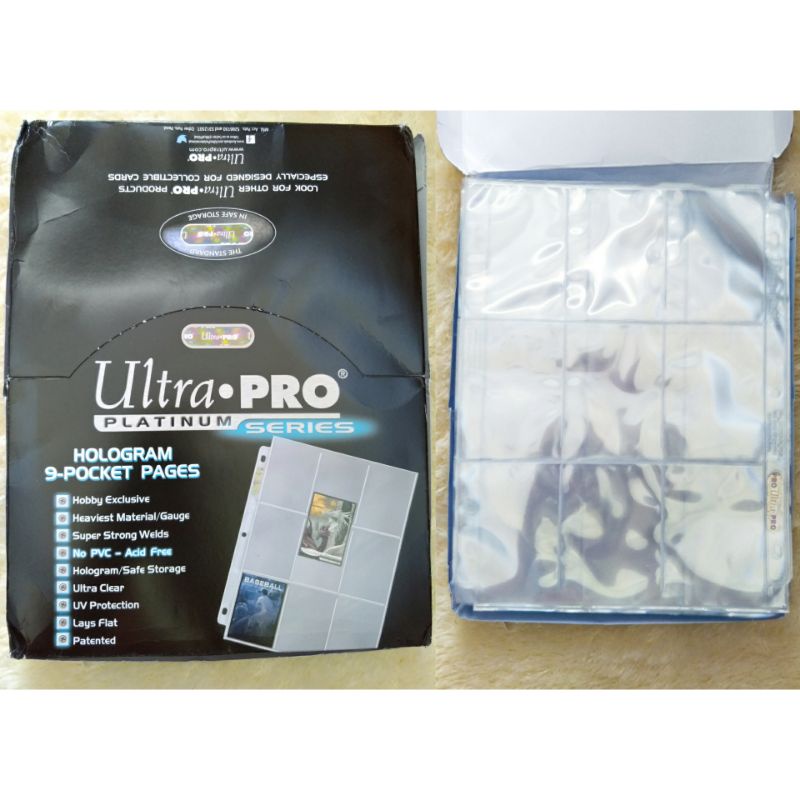 SLEEVES 9P ULTRA PRO PLATINUM 9-POCKET SLEEVE ULTRAPRO UP