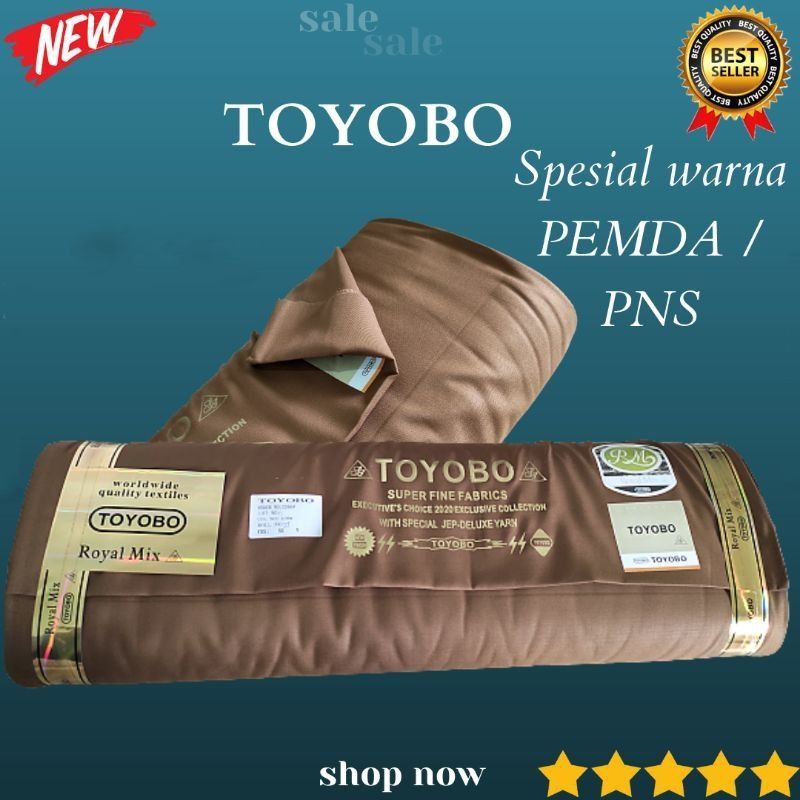 Promo 12.12 Sale Kain Katun Toyobo spesial warna Seragam PEMDA PNS. Bahan Katun Toyobo Original. PDH