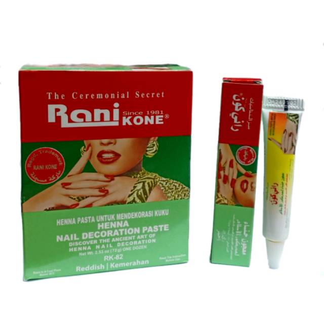 Cat kuku rani kone ( kecil ) henn nail dekoration paste