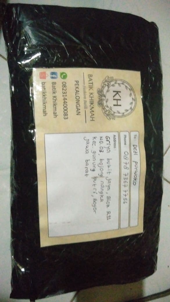 Kemeja Batik Pria Lengan Pendek Bswart Batik Hrb026 Motif Wayangan Kemeja Size M L Xl