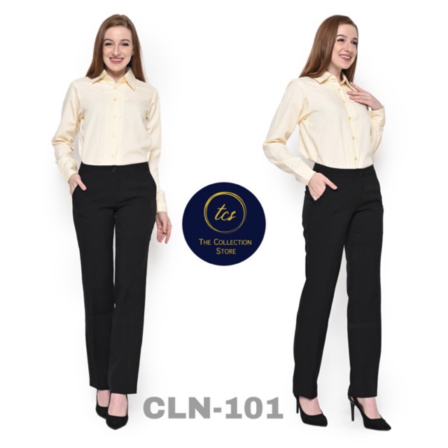 Celana Bahan Kantor Model size S - XXL | CLN-101