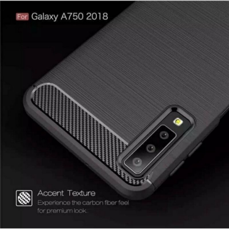 Samsung A7 2018 soft case silikon carbon