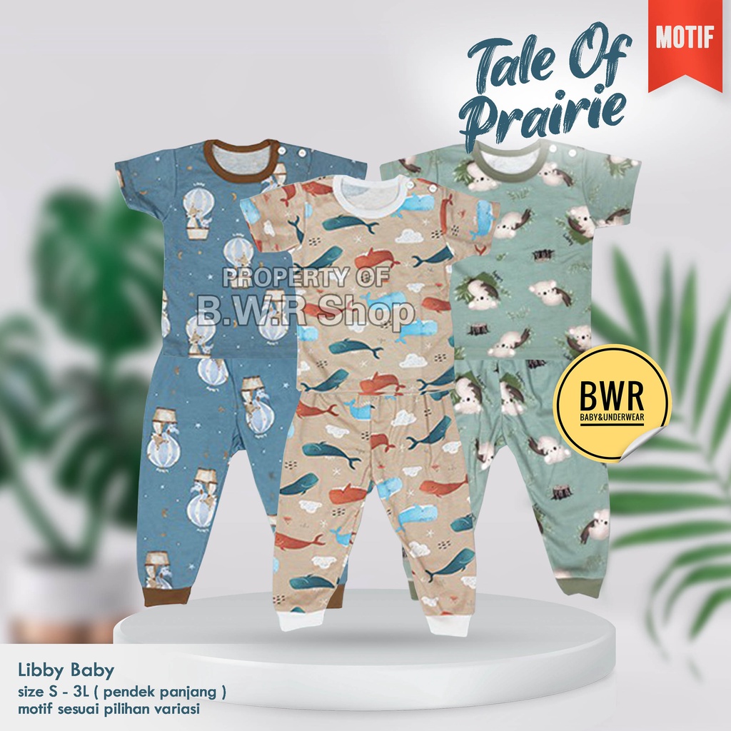 CPR Setelan Libby Baby Hello Sunshine Terlaris / Piyama Anak 1 - 4 Tahun Unisex Motif Sunny Hill Tale Of Prairie Terbaru Setelan Bayi | Bwr