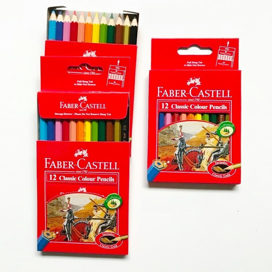 

Pensil Kayu Pendek 12 Warna Faber Castell Classic Colour Pencils (set)