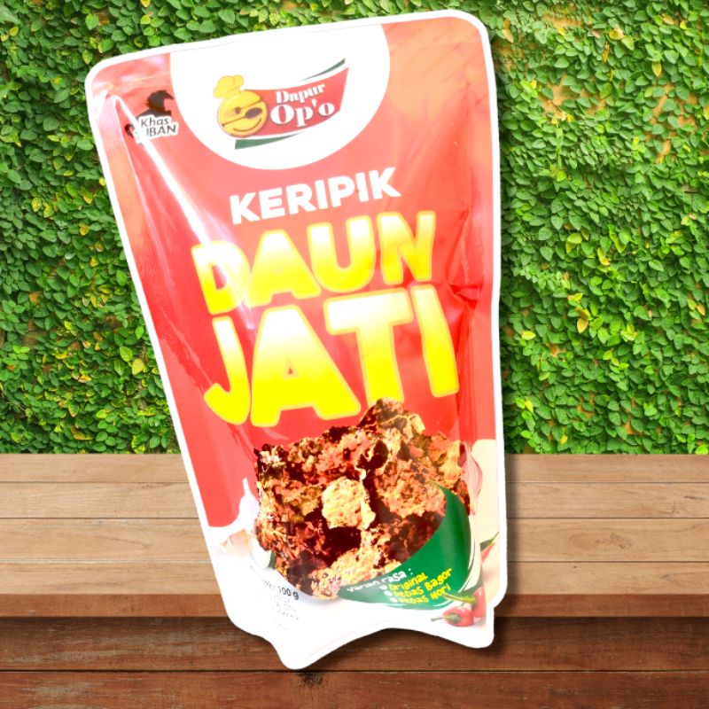 

keripik daun jati/keripik rasa pedas nori