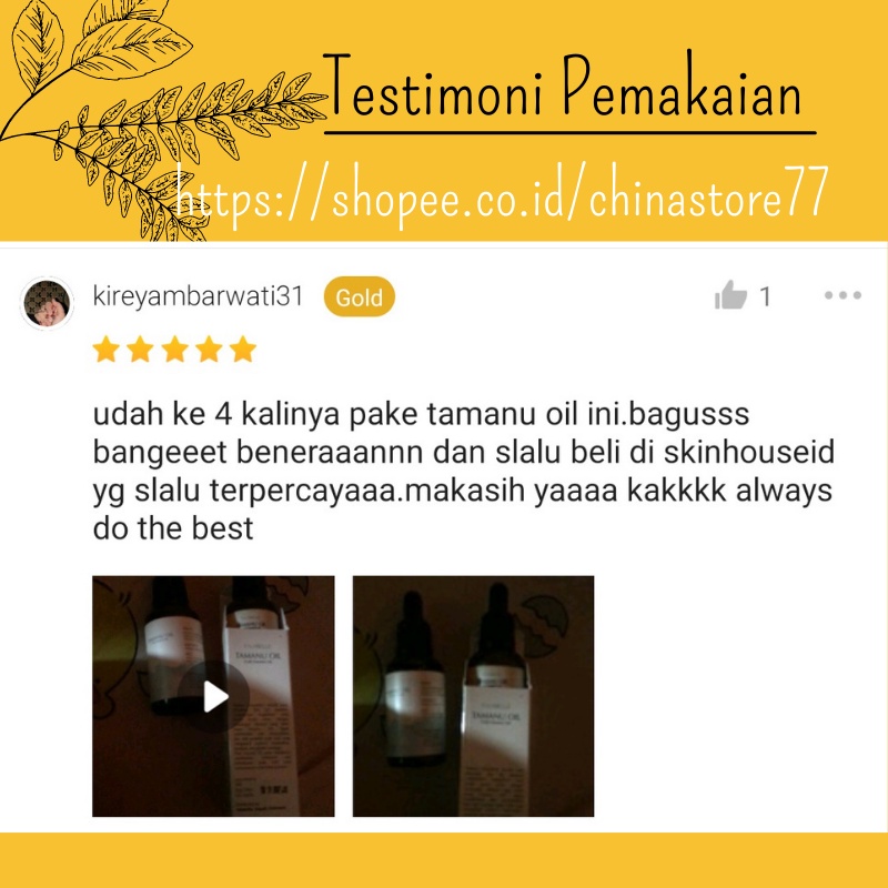 Serum Bopeng Wajah Penghilang  Bekas Jerawat Flex Hitam Bruntusan Bintik Hitam Stretch Mark TAMANU OIL 5ml Falabell  BPOM Oil