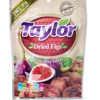 

Buah Kering - Taylor Dried Figs 190Gr Buah Ara Kering Import Snack Usa