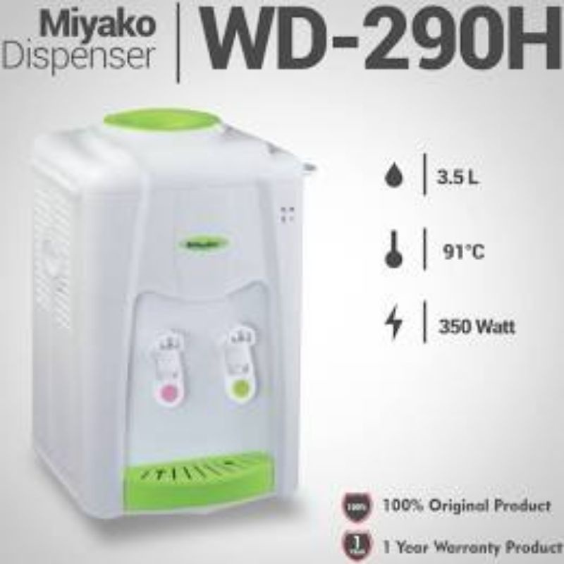 Dispenser Miyako Hot &amp; Cool WD 290PHC / 290 PHC