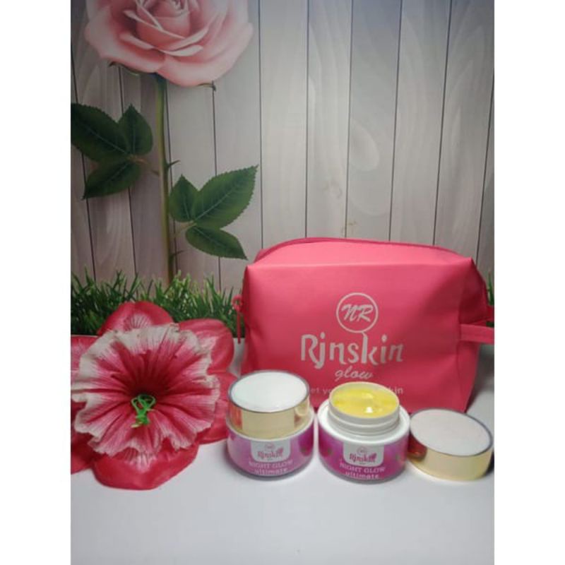 Night Glow Ultimate ( Cream Malam ) NR Glow Skincare Pemutih Wajah