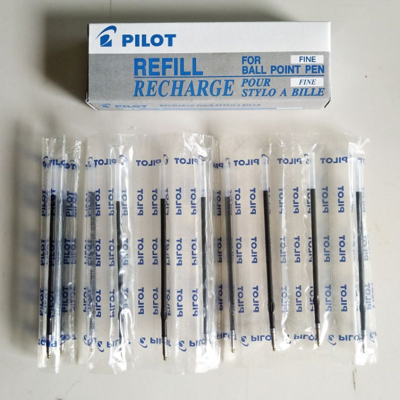 Refill Isi Pulpen Pilot BPRK-10M Stylo [ 1Pcs ] / BRG-10F Rexgrip RFJS-3 / Refill Stylo Rexgrip